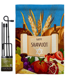 Celebrates Shavuot - Faith & Religious Inspirational Vertical Impressions Decorative Flags HG192607 Made In USA