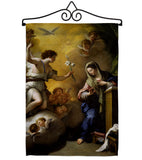 Feast of the Annunciation - Faith & Religious Inspirational Vertical Impressions Decorative Flags HG192623 Made In USA