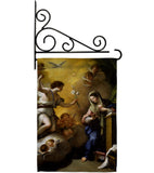 Feast of the Annunciation - Faith & Religious Inspirational Vertical Impressions Decorative Flags HG192623 Made In USA