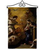 Feast of the Annunciation - Faith & Religious Inspirational Vertical Impressions Decorative Flags HG192623 Made In USA