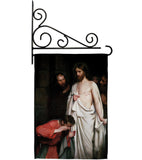 The Incredulity of Saint Thomas - Faith & Religious Inspirational Vertical Impressions Decorative Flags HG192624 Made In USA