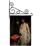 The Incredulity of Saint Thomas - Faith & Religious Inspirational Vertical Impressions Decorative Flags HG192624 Made In USA