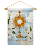 Corpus Christi - Faith & Religious Inspirational Vertical Impressions Decorative Flags HG192706 Made In USA