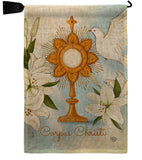 Corpus Christi - Faith & Religious Inspirational Vertical Impressions Decorative Flags HG192706 Made In USA