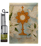 Corpus Christi - Faith & Religious Inspirational Vertical Impressions Decorative Flags HG192706 Made In USA