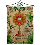 Lilys Corpus Christi - Faith & Religious Inspirational Vertical Impressions Decorative Flags HG192707 Made In USA