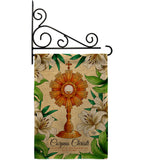 Lilys Corpus Christi - Faith & Religious Inspirational Vertical Impressions Decorative Flags HG192707 Made In USA