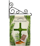 Happy Palm Sunday - Faith & Religious Inspirational Vertical Impressions Decorative Flags HG192714 Made In USA