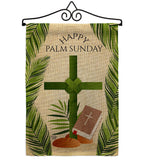 Happy Palm Sunday - Faith & Religious Inspirational Vertical Impressions Decorative Flags HG192714 Made In USA