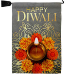 Festival Diwali - Faith & Religious Inspirational Vertical Impressions Decorative Flags HG192717 Made In USA