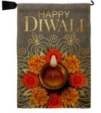 Festival Diwali - Faith & Religious Inspirational Vertical Impressions Decorative Flags HG192717 Made In USA