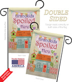 Grandkids Spoiled Here - Family Special Occasion Vertical Impressions Decorative Flags HG115003 Made In USA