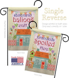 Grandkids Spoiled Here - Family Special Occasion Vertical Impressions Decorative Flags HG115003 Made In USA