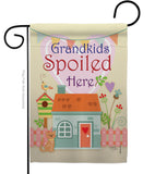 Grandkids Spoiled Here - Family Special Occasion Vertical Impressions Decorative Flags HG115003 Made In USA