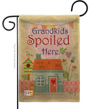 Grandkids Spoiled Here - Family Special Occasion Vertical Impressions Decorative Flags HG115003 Made In USA