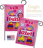 Baby Girl - Family Special Occasion Vertical Impressions Decorative Flags HG115068 Imported