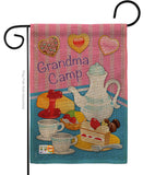 Grandma Camp - Family Special Occasion Vertical Impressions Decorative Flags HG115077 Made In USA