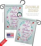 My Mother, My Friend - Family Special Occasion Vertical Impressions Decorative Flags HG115115 Made In USA