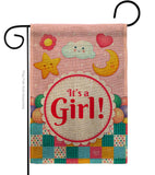 It's a Baby Girl - Family Special Occasion Vertical Impressions Decorative Flags HG115216 Made In USA