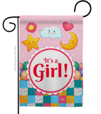 It's a Baby Girl - Family Special Occasion Vertical Impressions Decorative Flags HG115216 Made In USA