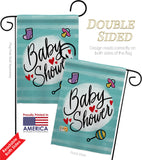 Baby Shower - Family Special Occasion Vertical Impressions Decorative Flags HG115217 Made In USA