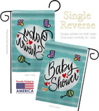 Baby Shower - Family Special Occasion Vertical Impressions Decorative Flags HG115217 Made In USA