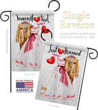 Just Married - Family Special Occasion Vertical Impressions Decorative Flags HG115222 Made In USA