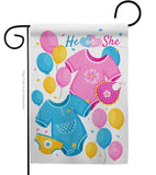 He Or She - Family Special Occasion Vertical Impressions Decorative Flags HG115262 Made In USA