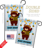 Baby Bear Shower - Family Special Occasion Vertical Impressions Decorative Flags HG137413 Made In USA