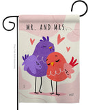 Sweet Mr and Mrs - Family Special Occasion Vertical Impressions Decorative Flags HG137453 Made In USA