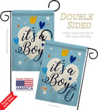 It's a Boy - Family Special Occasion Vertical Impressions Decorative Flags HG192439 Made In USA