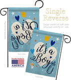 It's a Boy - Family Special Occasion Vertical Impressions Decorative Flags HG192439 Made In USA