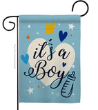 It's a Boy - Family Special Occasion Vertical Impressions Decorative Flags HG192439 Made In USA