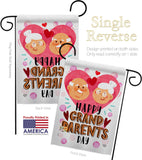 Happy Grandparents Day - Family Special Occasion Vertical Impressions Decorative Flags HG192612 Made In USA