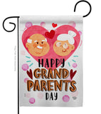 Happy Grandparents Day - Family Special Occasion Vertical Impressions Decorative Flags HG192612 Made In USA