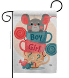 Mousy Boy Girl - Family Special Occasion Vertical Impressions Decorative Flags HG192674 Made In USA