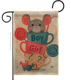 Mousy Boy Girl - Family Special Occasion Vertical Impressions Decorative Flags HG192674 Made In USA