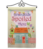 Grandkids Spoiled Here - Family Special Occasion Vertical Impressions Decorative Flags HG115003 Made In USA