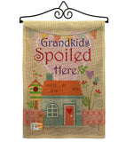 Grandkids Spoiled Here - Family Special Occasion Vertical Impressions Decorative Flags HG115003 Made In USA