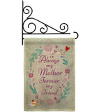 My Mother, My Friend - Family Special Occasion Vertical Impressions Decorative Flags HG115115 Made In USA