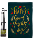 Grandparents Day - Family Special Occasion Vertical Impressions Decorative Flags HG115160 Made In USA