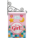 It's a Baby Girl - Family Special Occasion Vertical Impressions Decorative Flags HG115216 Made In USA