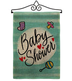 Baby Shower - Family Special Occasion Vertical Impressions Decorative Flags HG115217 Made In USA