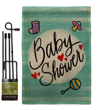 Baby Shower - Family Special Occasion Vertical Impressions Decorative Flags HG115217 Made In USA