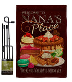 Nana Place - Family Special Occasion Vertical Impressions Decorative Flags HG115223 Made In USA