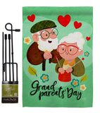 Grandparent's Day - Family Special Occasion Vertical Impressions Decorative Flags HG115226 Made In USA