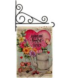 Granda Heart - Family Special Occasion Vertical Impressions Decorative Flags HG115231 Made In USA