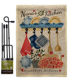 Nana's Kitchen - Family Special Occasion Vertical Impressions Decorative Flags HG115246 Made In USA