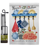 Nana's Kitchen - Family Special Occasion Vertical Impressions Decorative Flags HG115246 Made In USA