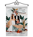 Together Forever - Family Special Occasion Vertical Impressions Decorative Flags HG137455 Made In USA